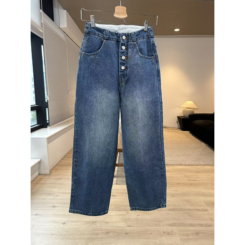 【年终清仓 售完不补】 气质休闲宽松直筒裤牛仔裤 G924Z11181,女装/女士精品,牛仔裤,淘宝优惠券,粉丝福利购,淘宝优惠卷
