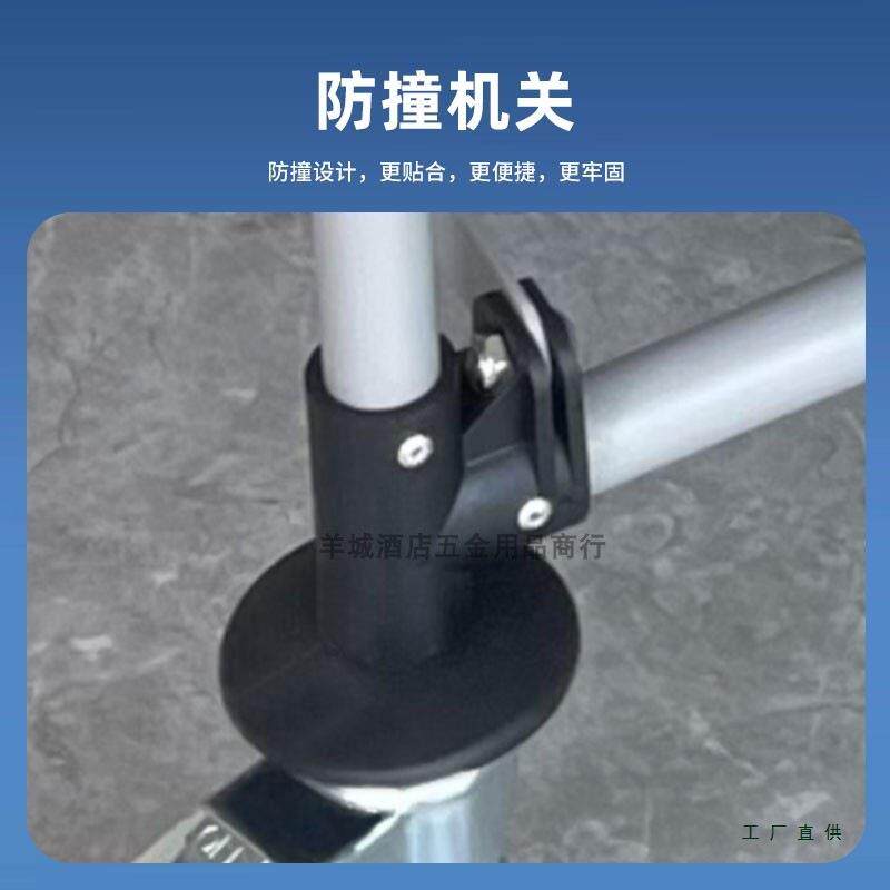 折叠布草车客房床单收集车不锈钢收纳宾馆酒店保洁客房工作车