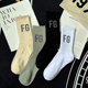 潮牌长袜FG富贵ins欧美高街滑板字母运动篮球中筒袜FOG袜子男女棉