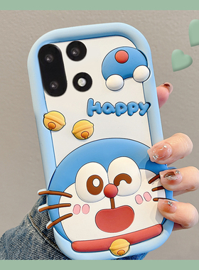 适用oppo一加ace6手机壳1+15卡通0pp0立体十oneplus哆啦A梦十五带手链叮当猫可爱动漫新款超火防摔硅胶软壳女