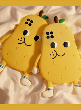 适用华为nova14手机壳novo13ultra活力版12pro卡通11se立体10z黄色9雪梨8表情7i可爱6se趣味5呆萌4硅胶软壳女