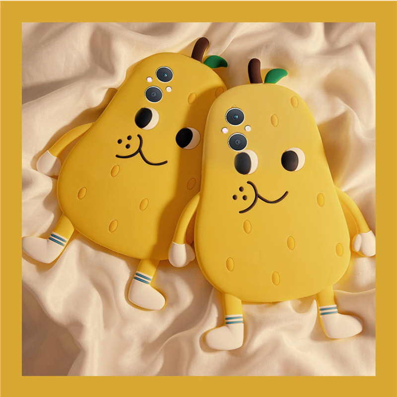 适用oppoa5手机壳a5pro卡通a97立体a3活力版a93s黄色a91雪梨a56表情a72可爱a58趣味a11x呆萌a2硅胶oppo软壳女