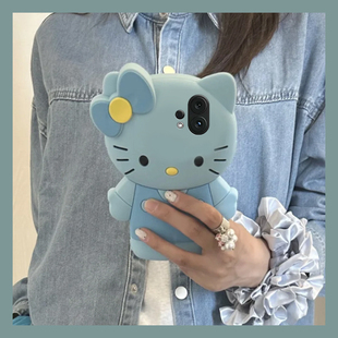 适用vivos30pro手机壳s20卡通s19立体s18e蓝色kt猫s17可爱s16凯蒂猫s15趣味s12创意s10新款 s9硅胶s7软壳vivop