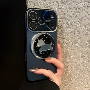 卡通波点小马适用vivoiqooneo11手机壳iqooneo10pro新年iqoo15带镜子13磁吸12por支架vivo电镀iq00neo大视窗p