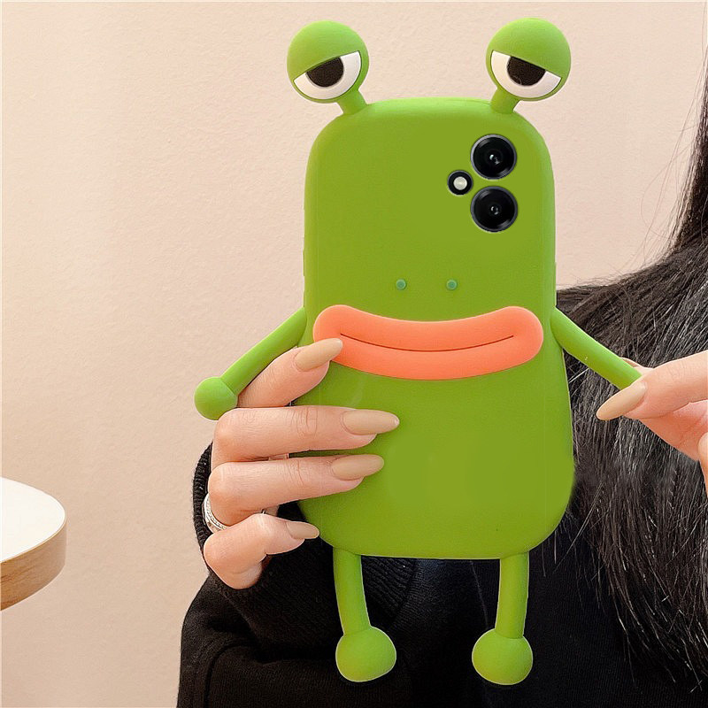 手机壳硅胶搞怪丑萌赵露思同款香肠嘴青蛙