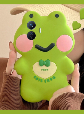 绿色蝴蝶结青蛙适用vivoy500手机壳y50m卡通y300pro+可爱y200gt立体y100i创意y77e个性y93s趣味u1硅胶十vivo