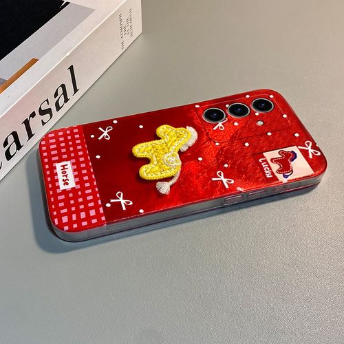 手机壳硅胶新年2026马年挂件手绳