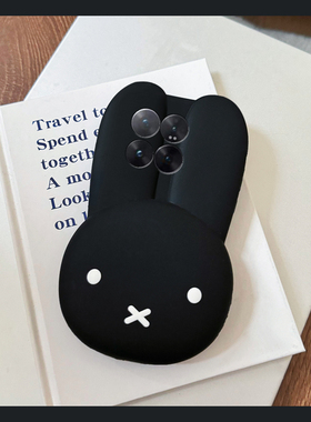 适用小米15spro手机壳15ultra卡通14黑色13x米菲兔12s立体11可爱10趣味9呆萌8小兔civi4新款mix4硅胶mi软壳女