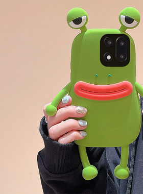 立体香肠嘴青蛙适用oppo一加ace6手机壳1+15可爱0pp0卡通十oneplus情侣十五绿色清新新款超火防摔硅胶保护套p