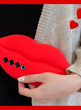 创意红色嘴唇适用魅族22mini手机壳note16pro立体21note个性20带18s挂绳18x简约17por小众16plus硅胶meizu女p