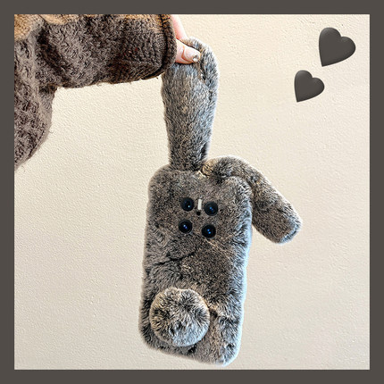 适用华为mate70手机壳mete70pro+立体70rs卡通60灰色40por兔子60rs非凡大师30秋冬20毛绒50e/20x十50rs保时捷