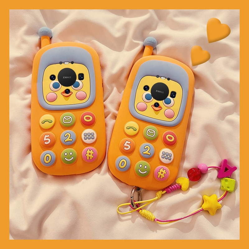 适用华为mate80手机壳mete80pro卡通80promax立体80por+小鸡大哥大电话机趣味十huawei个性新款全包防摔硅胶p