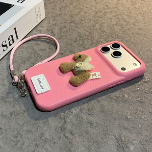 2026毛绒小马适用oppoa5pro手机壳a2x新年a1带a11x挂绳a9卡通a32立体a72秋冬a58a97马年a93a96a56仿皮a92s女p
