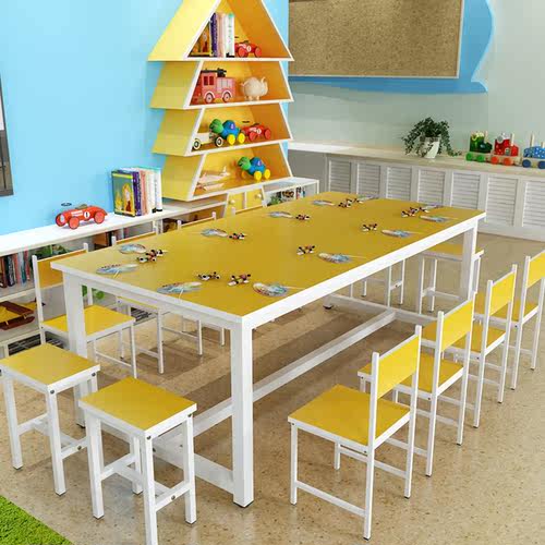 现货速发Primy scho kidergte chile's desks ad chrs