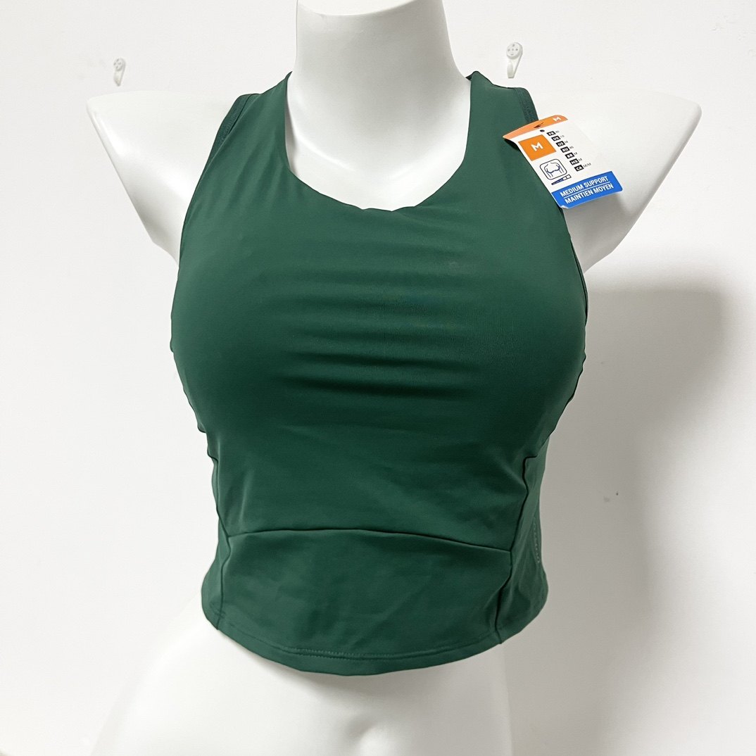 外贸原单绿色垫片瑜伽工字背心女吊带式运动内衣内搭外穿露背上衣,运动/瑜伽/健身/球迷用品,瑜伽背心,淘宝优惠券,粉丝福利购,淘宝优惠卷