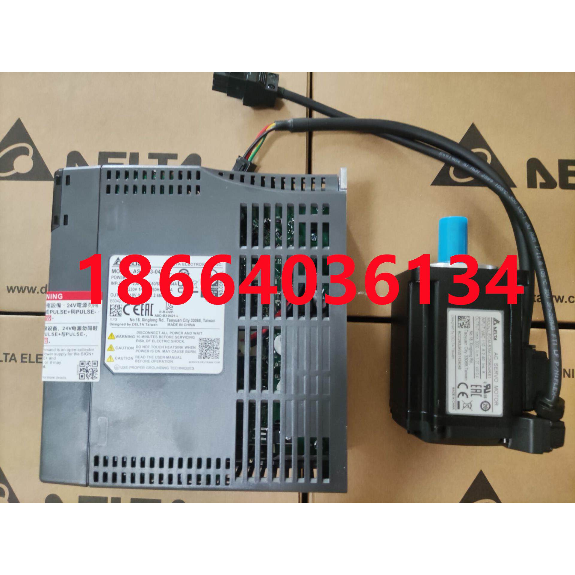 全新原装B3/750W台达伺服ASD-B3-0721-L+ECM-B3M-C20807RS1/SS1