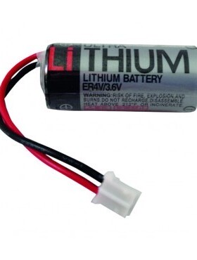 全新原装进口ER4V 2/3AA ER4V/3.6V PLC工控锂电池 带白色插头