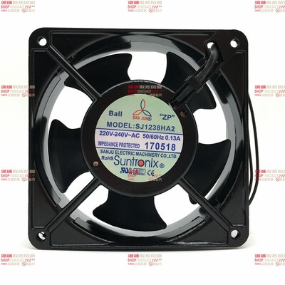 原装SANJUN三巨SJ1238HA1 HA2 HA3 110/220/380V 轴流风扇12038