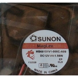正品SUNON建准MB60151V1-000C-A99 12V 1.56W 风扇 6015 60*15MM