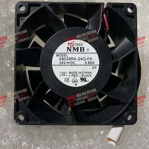 原装正品 NMB 08038RA-24Q-FA 24V 0.80A变频器散热风扇