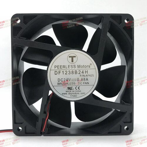 正品原装 PEERLESS DF1238B24H DC24V 0.88A 12cm 变频器 大风量