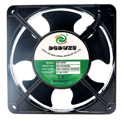 全新DGDWXS DS12038HBL/HSL AC220V 0.14A 22W 12038机柜散热风扇