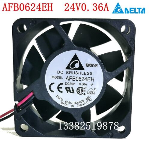 AFB0624EH 全新原装DELTA台达风机6025 24V 6CM变频器散热风扇SH