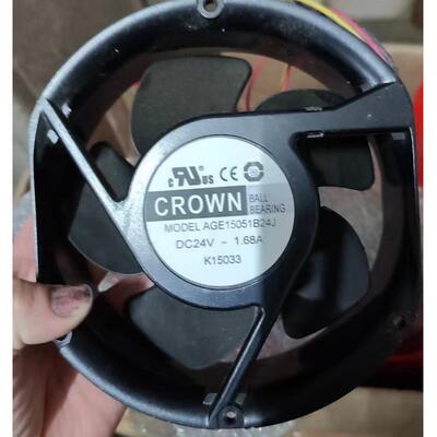 原装台湾crown 24V 17251 AGE15051B24M/J 1.91A大风量变频器风扇