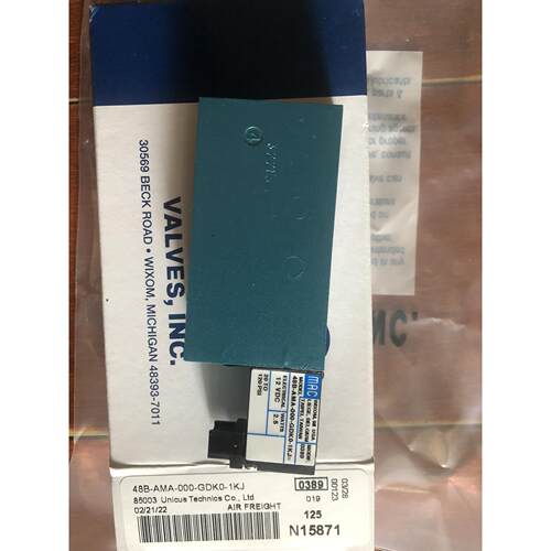 美国MAC电磁阀48B-AMA-000-GDK0-1KJ 0389 EQ22现货百只量大从优