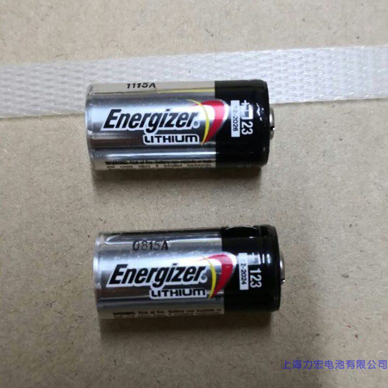 美国劲量Energize 123 3v 锂电池相机仪器夜视仪手电筒CR123A 3v