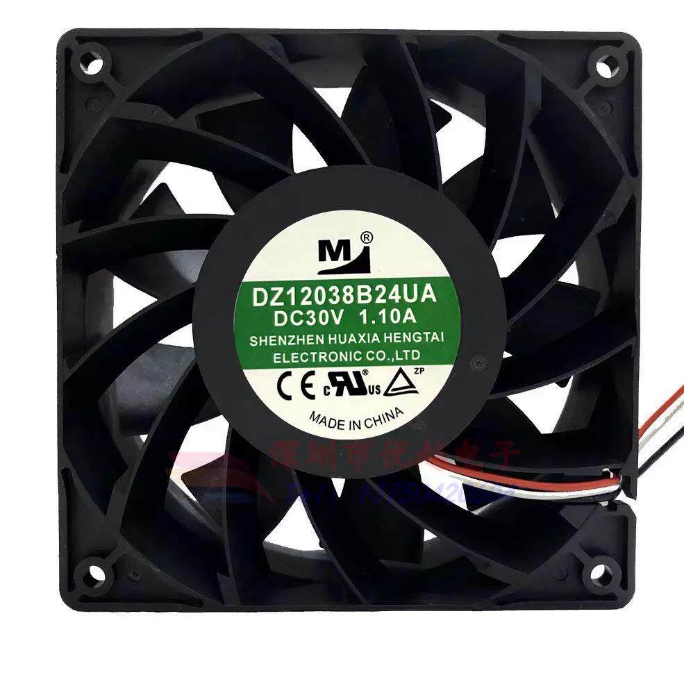 全新 DZ12038B24UA 30V 1.10A 12038 12CM大风量 变频器 散热风扇
