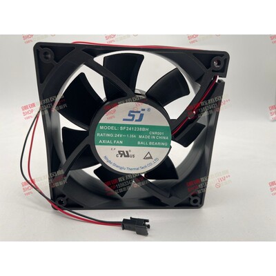 原装 SJ SF241238BH 24V 1.35A 大风量变频器风扇 120*120*38MM
