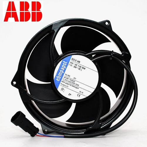全新原装德国ebmpapst 6314HR-900 24V 17CM ABBACS510变频器风扇