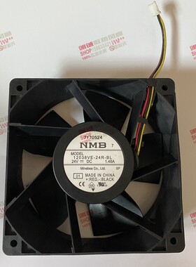 原装NMB 12038VE-24R-BL 24V 1.48A 3线带检测安川变频器散热风扇