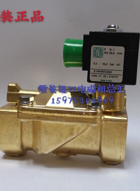 意大利原装进口ODE电磁阀21W4KV250 G1线圈BDA08223DS一寸常闭阀