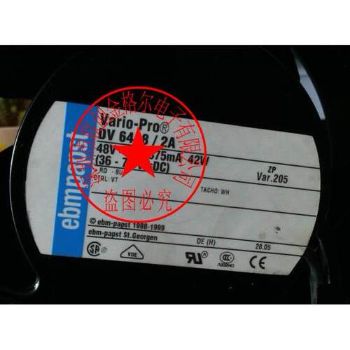DV6448/2A-204 -208 48V 875MA 42W47W 原装德国进口进口风扇