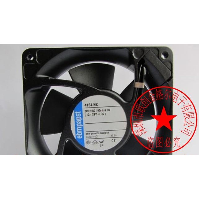 TYP 4184NX 4184NXH原装正品德国进口 24V 4.5W 铝框进口风扇