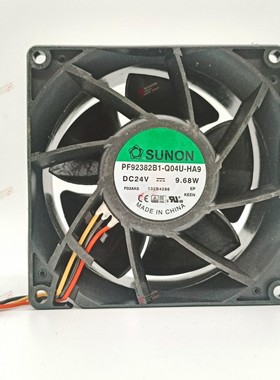 PF92382B1-Q04U-HA9 建准SUNON 24V 9.68W 3线丹佛斯变频器风扇