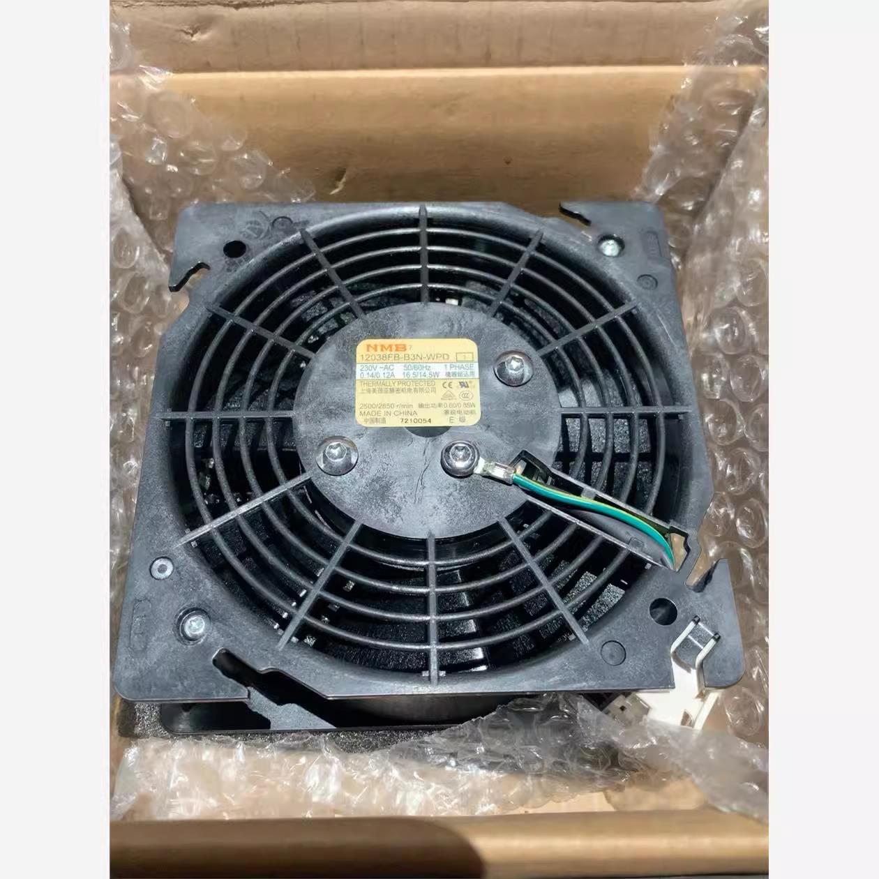 NMB美蓓亚 12038FB-B3N-WPD A1N 230V KB18-3P 12038交流12CM风扇