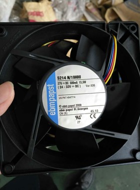 正品德国进口 5214NH/NN/NM/NHH 5214N/2HH 19HHI 2R散热风扇24v