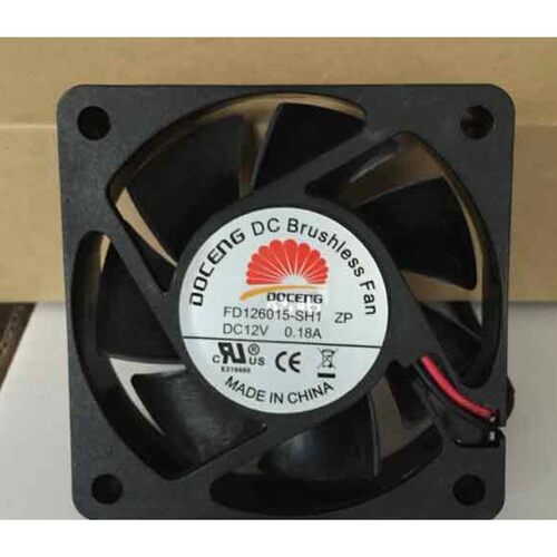 原装DOCENG直流无刷散热风扇6015 FD126015-SH1/SL1 ZP 12V 0.18A