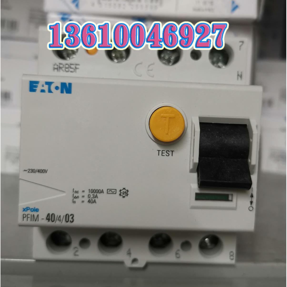 EATON MOELLER穆勒漏电开关PFIM-40/4/03原装正品现货