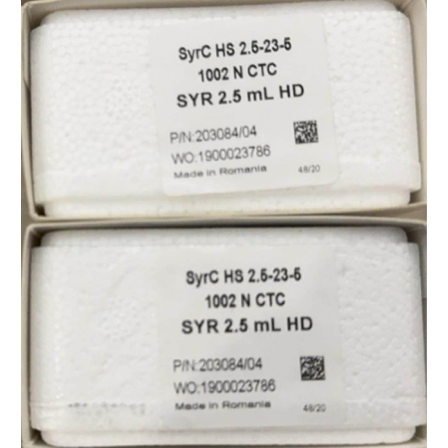 瑞士Hamilton进样针203084 2.5ml HD 2.5-23-5 1002 N CTC