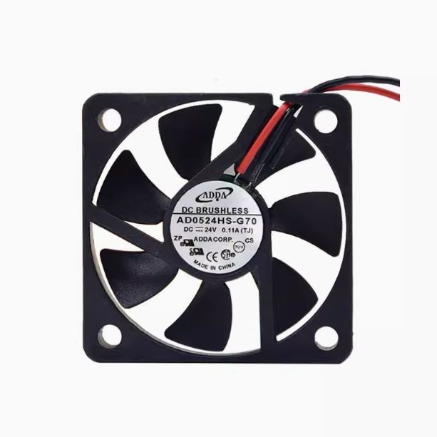 ADDA 5010 5CM 24V 0.11A AD0524HS-G70 2线 变频器 散热风扇