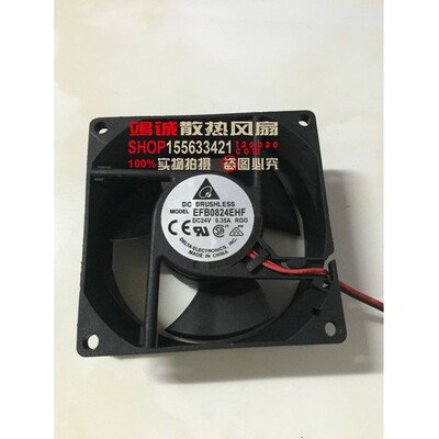 全新Delta台达EFB0824EHF 8032 24V 0.35A艾默生CT变频器散热风扇