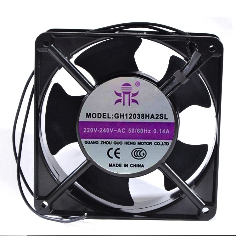 全新GH12038HA2/HA1SL/BL GH12038HA3BL电气盘柜机柜散热风扇220V