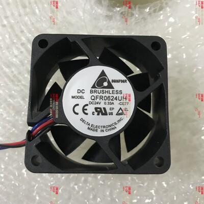 QFR0624UH 台达风扇 6025 24V 0.26A/0.33A 6CM变频器风扇