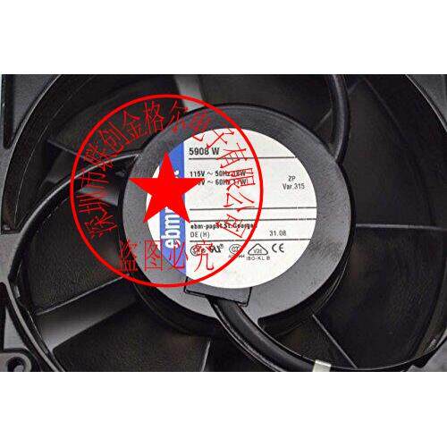 5908W AC115V 18/17W 原装正品德国进口127*127*38MM进口风扇