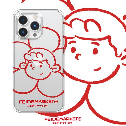 FeiDe Market 主理人合作-得儿红线条-适苹果iPhone14-17手机壳