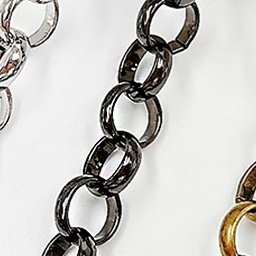扁线圆o形铁链条 diy服饰配件包包延长圆圈链 电镀圆环链子